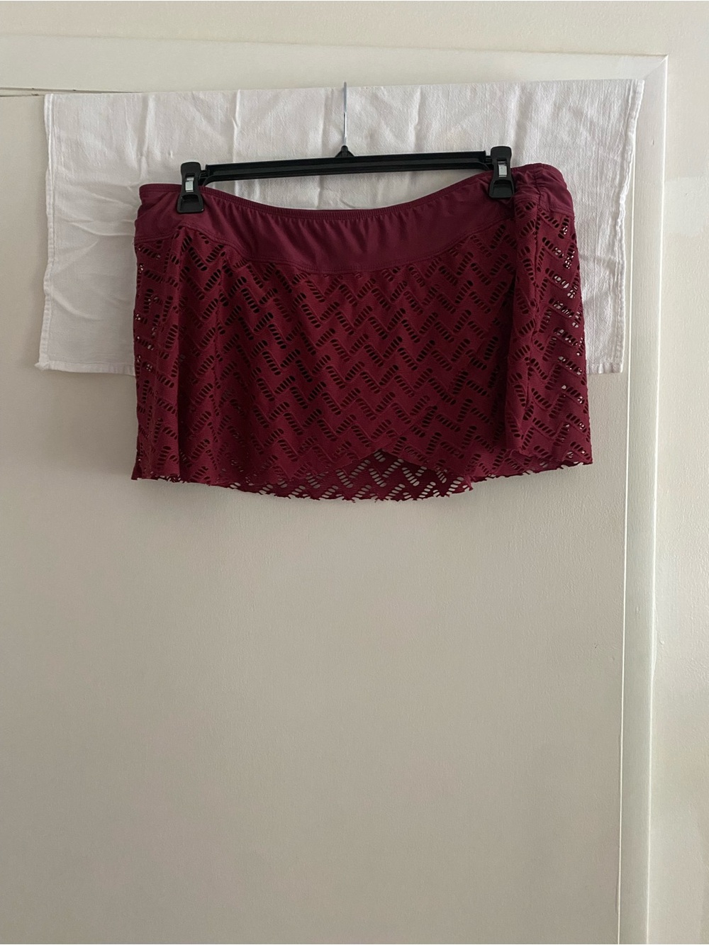 Antonio Melani skirted swim bikini. Burgundy